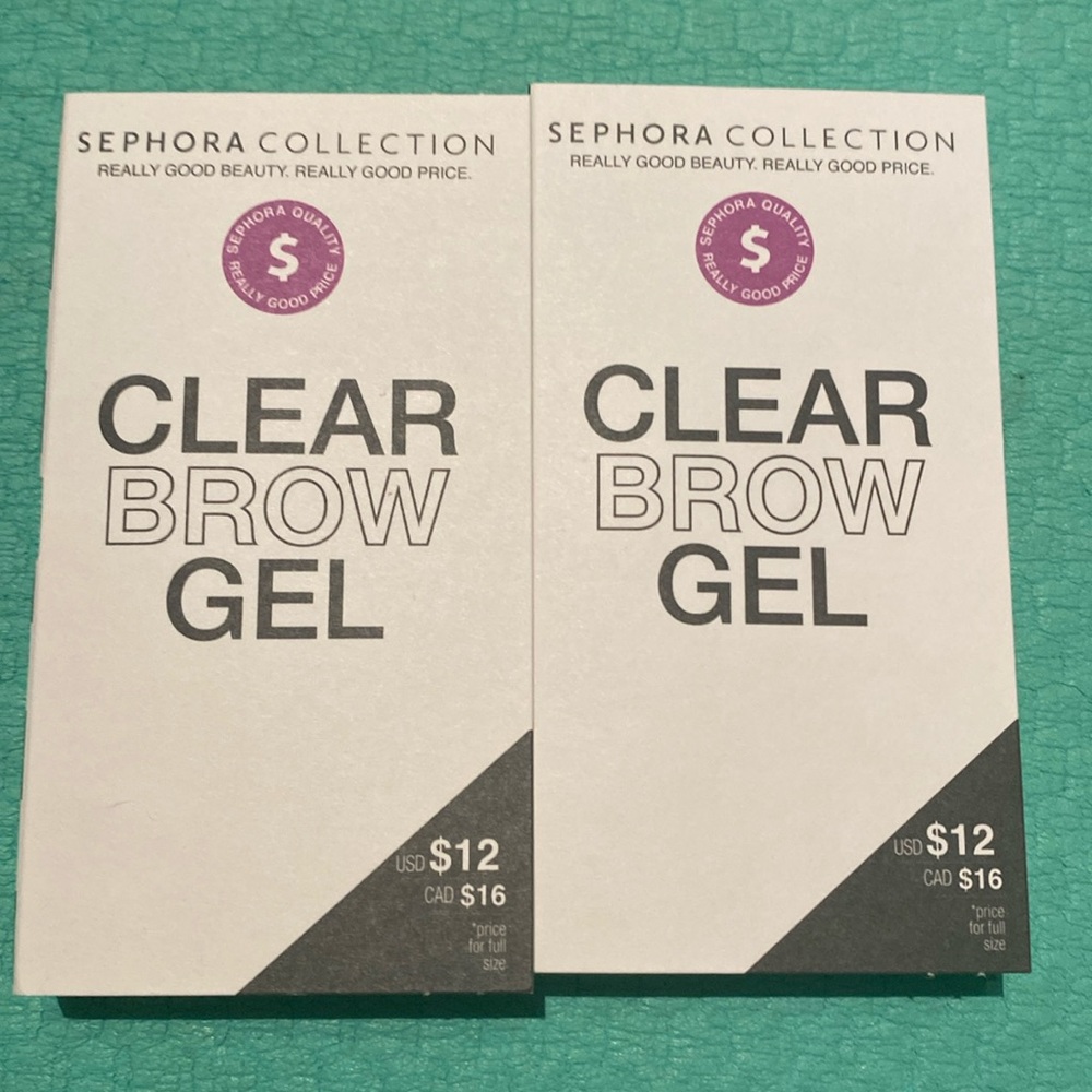 🔥2 BRAND NEW SAMPLES SEPHORA CLEAR BROW GEL🔥